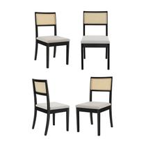 Kit 4 Cadeiras Madeira Maciça Tiê CabeCasa MadeiraOriginals