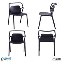 Kit 4 Cadeiras Outdoor Enjoy UV Empilhável Várias Cores - Rivatti