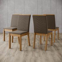 Kit 4 Cadeiras para Mesa de Jantar Isa Henn