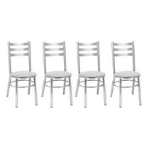 Kit 4 Cadeiras para Sala de Jantar Cc81 Kit 4 Cadeiras para Sala de Jantar Cc81
