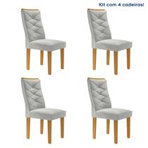 Kit 4 Cadeiras para Sala de Jantar Germany Espresso Móveis