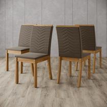 Kit 4 Cadeiras para Sala de Jantar Isa Kit 4 Cadeiras para Sala de Jantar Isa