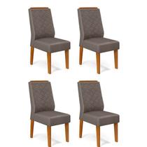 Kit 4 Cadeiras para Sala de Jantar Lidia Kit 4 Cadeiras para Sala de Jantar Lidia