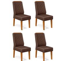 Kit 4 Cadeiras para Sala de Jantar Lidia