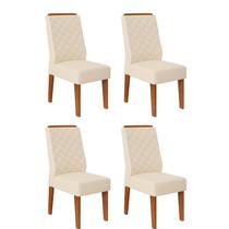 Kit 4 Cadeiras para Sala de Jantar Lidia