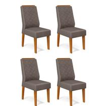 Kit 4 Cadeiras para Sala de Jantar Lidia Freijo/Lunar