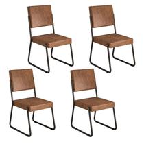 Kit 4 Cadeiras para Sala de Jantar Napoli Kit 4 Cadeiras para Sala de Jantar Napoli