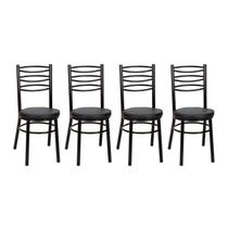Kit 4 Cadeiras para Sala de Jantar Pintadas Cp34 Debrum