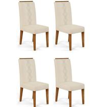 Kit 4 Cadeiras para Sala de Jantar Yasmin