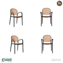 Kit 4 Cadeiras Portofino PP Várias Cores - Fratini