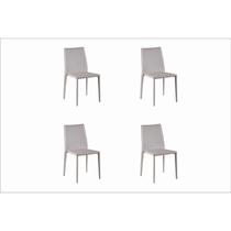 Kit 4 Cadeiras Revestimento PVC Amanda Rivatti Móveis
