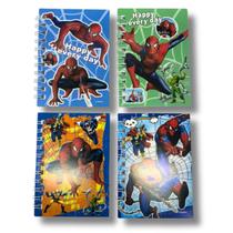 Kit 4 Caderninhos Bloco de Notas Homem-Aranha Kit 4 Caderninhos Bloco de Notas Homem-Aranha
