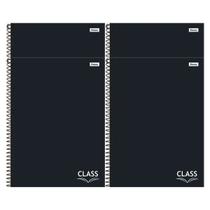 Kit 4 Caderno 1 materia Universitario Preto Class Foroni Capa dura Kit 4 Caderno 1 materia Universitario Preto Class Foroni Capa dura