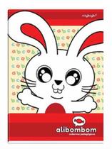 Kit 4 Caderno Brochurão Flexivel C/Pauta Alibombom 60 Folhas