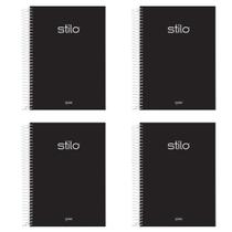 Kit 4 Caderno Universitário 10 Matérias Capa Dura 160 folhas Kit 4 Caderno Universitário 10 Matérias Capa Dura 160 folhas