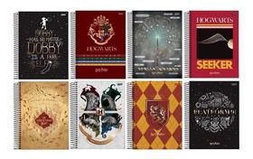 Kit 4 Cadernos Harry Potter 10 Matérias 200 Folhas - Jandaia