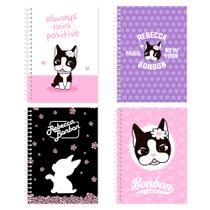 Kit 4 Cadernos Oficial Rebecca Bonbon Capa Dura Lançamento Kit 4 Cadernos Oficial Rebecca Bonbon Capa Dura Lançamento