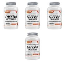 Kit 4 Cafeína Extended 4x60 cápsulas FNB Sport Nutrition Sabor:Sem sabor