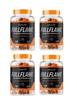 Kit 4 Cafeina Fullflame Fulllife Nutrition 30 Capsulas