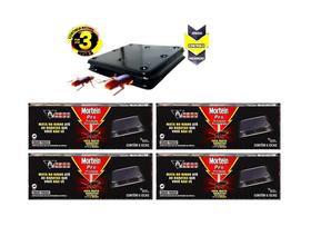 Kit 4 Caixa Armadilhas De Baratas Mortein Pró Total 24 Iscas