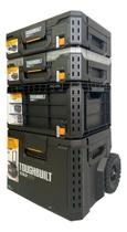 Kit 4 Caixa Modular Empilhável Toughbuilt Stacktech Com Roda Kit 4 Caixa Modular Empilhável Toughbuilt Stacktech Com Roda