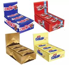 Kit 4 Caixas Alpino + Crunch + Galak + Classic -esc. O Sabor - Nestlé