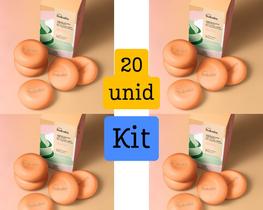 Kit 4 caixas de sabonete Manga rosa e água de coco - Refrescante - Total 20 unidades - Mais vendido
