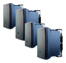 Kit 4 Caixas de Som Acústica JBL C321P Passiva Preta - 30 Watts RMS
