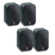 Kit 4 Caixas de Som Acústica JBL Control 1 Preta - 300 Watts Rms