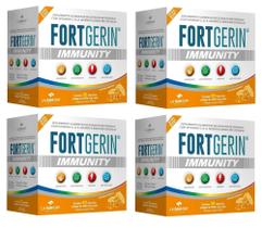Kit 4 caixas Fortgerin Immunity 30 cápsulas softgel 1650mg - La san-day