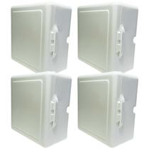 Kit 4 Caixas Organizadora Cftv 4,5X9,0X9,0 Encaixe Sem Parafusos Kit 4 Caixas Organizadora Cftv 4,5X9,0X9,0 Encaixe Sem Parafusos