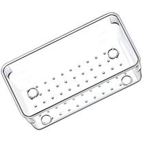 Kit 4 Caixas Porta Objetos Caneta Lápis, em Acrilico 15x7cm
