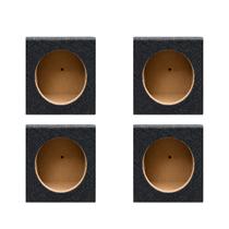 Kit 4 Caixas Seladas 6 Polegadas Grafite MDF APSounds