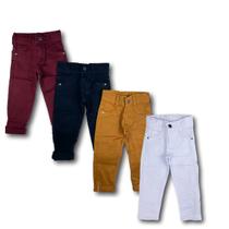 Kit 4 Calça Jeans Infantil Masculina Meninos Estilosa