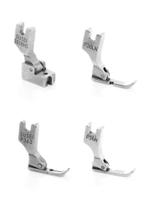 Kit 4 Calcador Para Pregar Zíper Em Maquina Reta Industrial