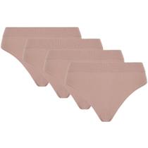 Kit 4 Calcinha Básica Microfibra Sem Costura Loba Feminina Kit 4 Calcinha Básica Microfibra Sem Costura Loba Feminina
