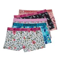 Kit 4 Calcinha Infantil Feminina Juvenil Boxer Cueca Conforto 10 12 14 anos