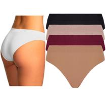 Kit 4 calcinha lupo microfibra básica sem costura original Kit 4 calcinha lupo microfibra básica sem costura original