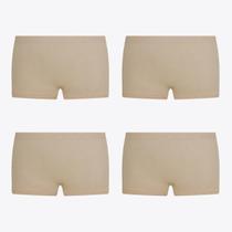Kit 4 Calcinhas Boxer Sem Costura Lupo 40905-001
