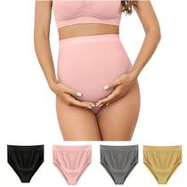 Kit 4 CalcinhaS Cintura Alta Gestante Grávida Maternidade