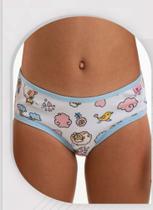 Kit 4 calcinhas infantil algodão