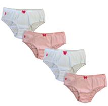 Kit 4 Calcinhas Juvenil 100% algodão Luna Teen 0908