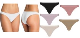 Kit 4 Calcinhas Tanga Loba Microfibra Conforto Premium