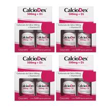 Kit 4 Calciodex 500mg + D3 Com 120 Cápsulas - Kley Hertz Kit 4 Calciodex 500mg + D3 Com 120 Cápsulas - Kley Hertz