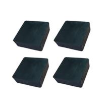 Kit 4 Calço Borracha Antivibração Amortecedor G-3 1500 Kg