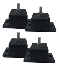 Kit 4 Calço De Borracha Ar Condicionado Split Coxim Podium