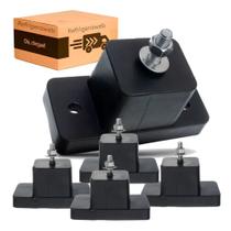 Kit 4 Calço Emborrachado Condensador Podium Ar Condicionado Split