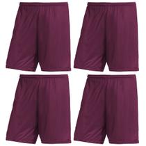 Kit 4 Calções PMC Futebol Infantil