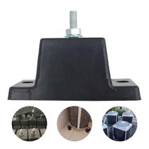 Kit 4 Calços de Borracha Antivibração para Condensadora de Ar-Condicionado Split Compatível