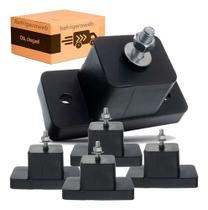 Kit 4 Calços Emborrachado Condensador Ar Condicionado Split